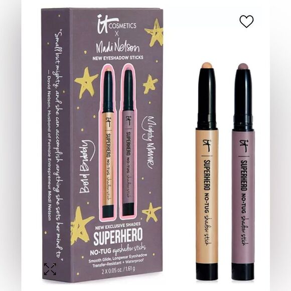 IT COSMETICS x Madi Nelson 2 pc. Superhero No-Tug Eyeshadow Sticks Set - Picture 1 of 3